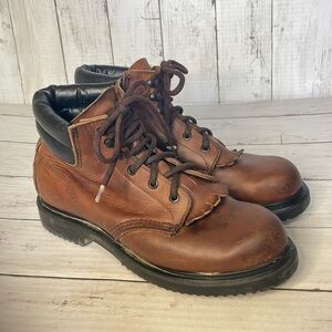 Red Wing Rare Ghillie Brown Work Boot Style Ankle Boot